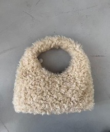 Nadana（ナダナ）の「プードルボアハンドバッグ（ハンドバッグ）」