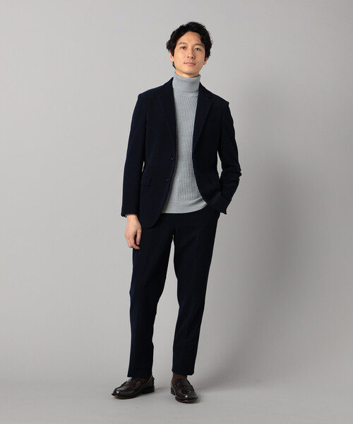 COMME CA MEN（コムサメン）の「「FILIVIVI」リブ タートルネックニット（ニット/セーター・メンズ・ネイビー/ベージュ/ライトグレー/ブラック・L/M）」の20枚目の写真