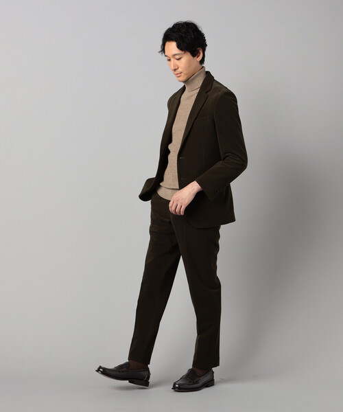 COMME CA MEN（コムサメン）の「「FILIVIVI」リブ タートルネックニット（ニット/セーター・メンズ・ネイビー/ベージュ/ライトグレー/ブラック・L/M）」の6枚目の写真