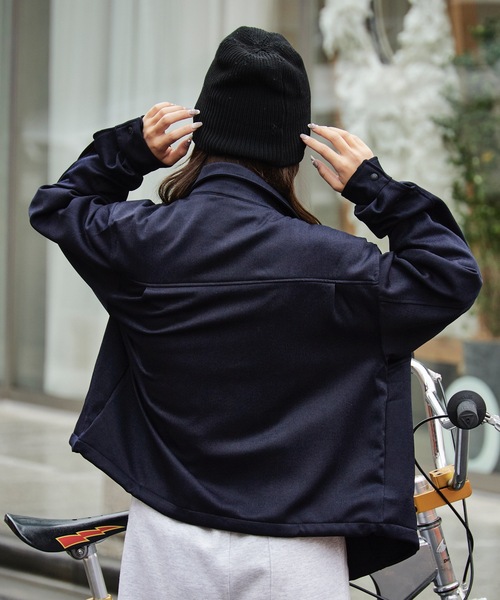 THOUSAND MILE(サウザンドマイル)の「THOUSAND MILE/サウザンドマイル ZIP BLOUSON&SKIRT&BAG SET UP セットアップ ジップブルゾン&スカート&バッグ(セットアップ・レディース・ネイビー/チャコール/ブラウン・FREE)」の15枚目の写真