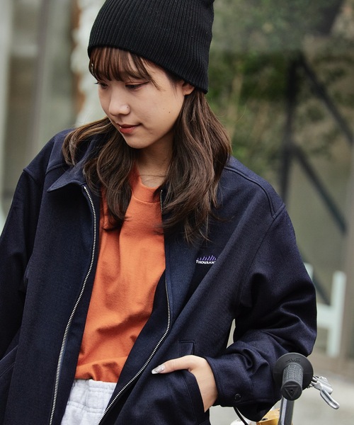 THOUSAND MILE(サウザンドマイル)の「THOUSAND MILE/サウザンドマイル ZIP BLOUSON&SKIRT&BAG SET UP セットアップ ジップブルゾン&スカート&バッグ(セットアップ・レディース・ネイビー/チャコール/ブラウン・FREE)」の16枚目の写真