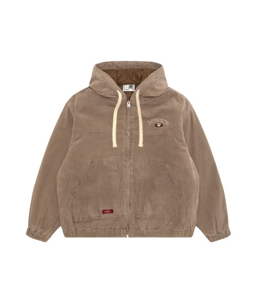 AAPE BY A BATHING APE(エーエイプバイアベイシングエイプ)の「AAPE MAIN JACKET(ミリタリージャケット・レディース・ライトブラウン・X-SMALL/XX-SMALL)」の1枚目の写真