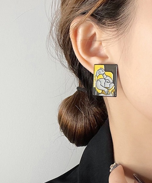 Fun & Daily（ファンアンドデイリー）の「F&D : 1ピース・アートモチーフイヤリング（イヤリング・レディース・その他4/その他1/その他2/その他3・FREE）」の4枚目の写真