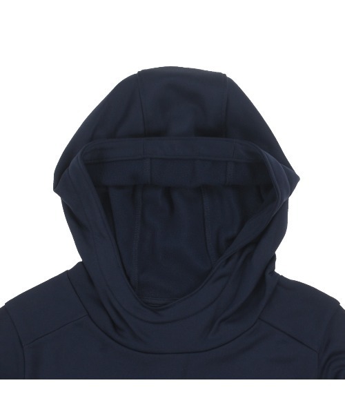 UNDER ARMOUR（アンダーアーマー）の「アンダーアーマー  UAアーマーフリース スターライト ロゴ フーディー（パーカー・キッズ・ネイビー/ブラック・120cm/130cm/140cm/150cm/160cm）」の4枚目の写真