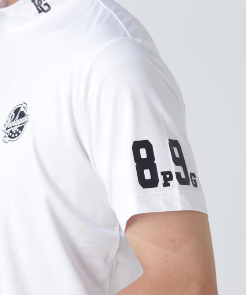 新品 パーリーゲイツ ベアカノコ半袖ハイネックカットソー(5)サイズL/白 ベアカノコ半袖ハイネックカットソー | PEARLY GATES（パーリーゲイツ