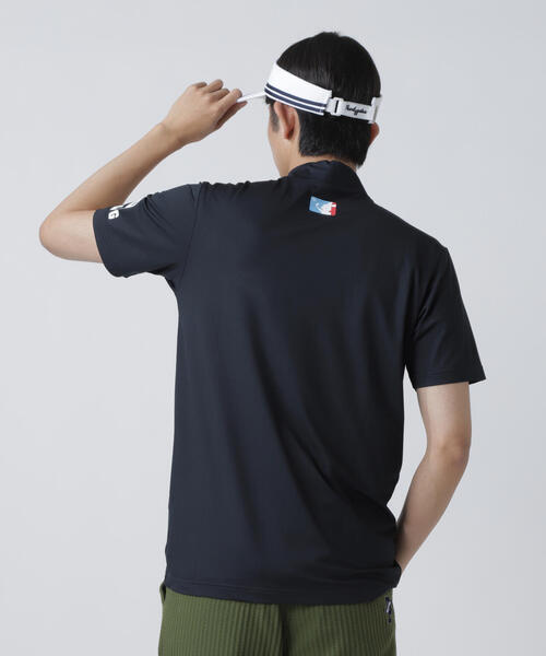 パーリーゲイツ ハイゲージサーマル 半袖ハイネックカットソー セール】【PEARLY GATES】ベアカノコ半袖ハイネックカットソー（T