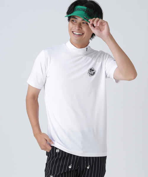 新品正規品パーリーゲイツ　半袖ハイネックカットソー セール】【PEARLY GATES】ベアカノコ半袖ハイネックカットソー（T