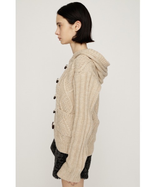 セール】TOGGLE BUTTON CABLE KNIT C/D トグルボタン ケーブルニット