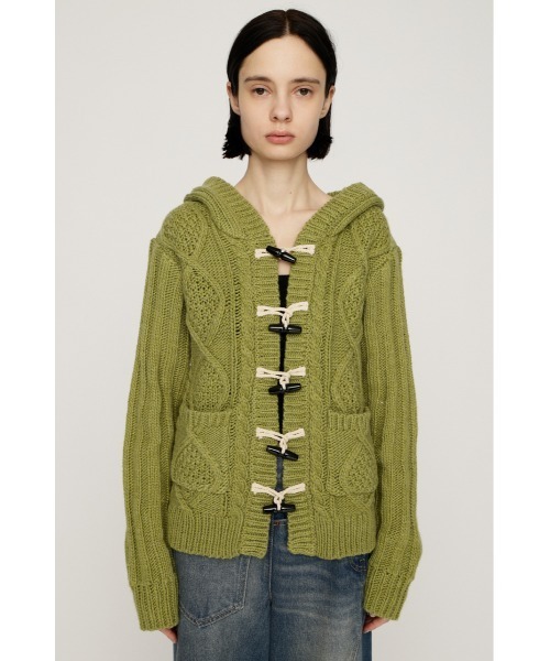 セール】TOGGLE BUTTON CABLE KNIT C/D トグルボタン ケーブルニット