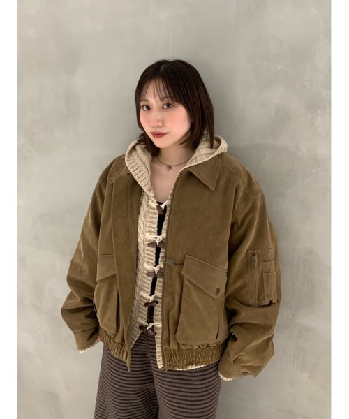 セール】TOGGLE BUTTON CABLE KNIT C/D トグルボタン ケーブルニット