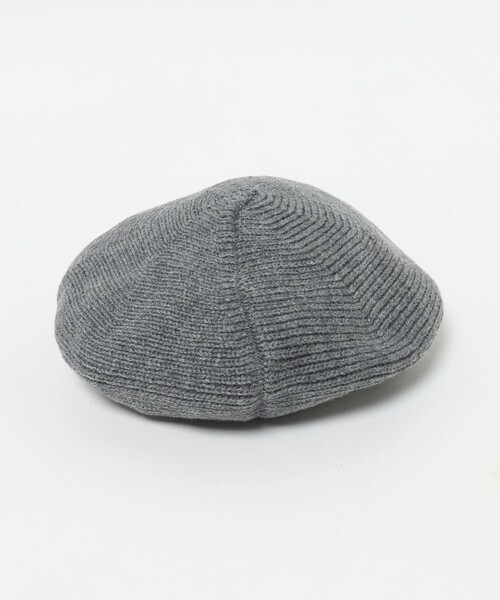 green label relaxing(グリーンレーベルリラクシング)の「ニット ベレー帽(グレー) / キッズ(ハンチング/ベレー帽・キッズ・グレー系・FREE)」の4枚目の写真
