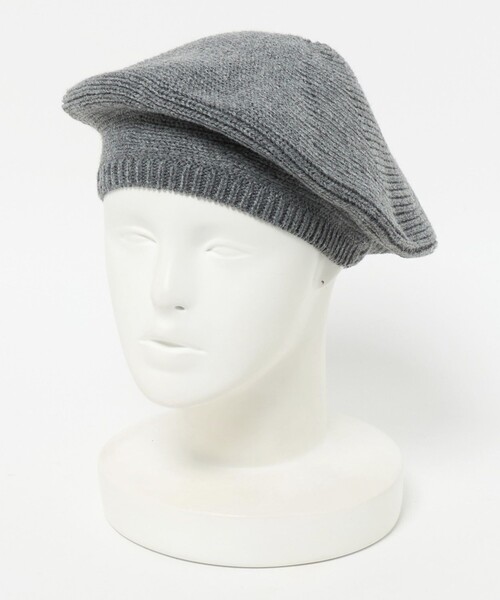 green label relaxing(グリーンレーベルリラクシング)の「ニット ベレー帽(グレー) / キッズ(ハンチング/ベレー帽・キッズ・グレー系・FREE)」の8枚目の写真