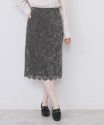 index | モールレースタイトスカート【洗濯機OK】(スカート)