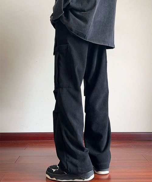 SallyLunn(サリーラン)の「コーデュロイストレートパンツ(その他パンツ・メンズ・グレー/カーキ/ブラック・L/M)」の4枚目の写真