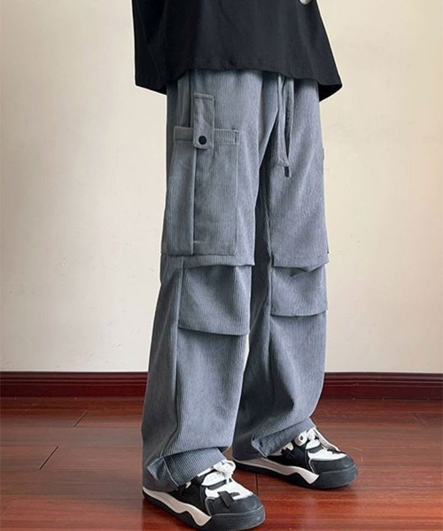 SallyLunn(サリーラン)の「コーデュロイストレートパンツ(その他パンツ・メンズ・グレー/カーキ/ブラック・L/M)」の9枚目の写真