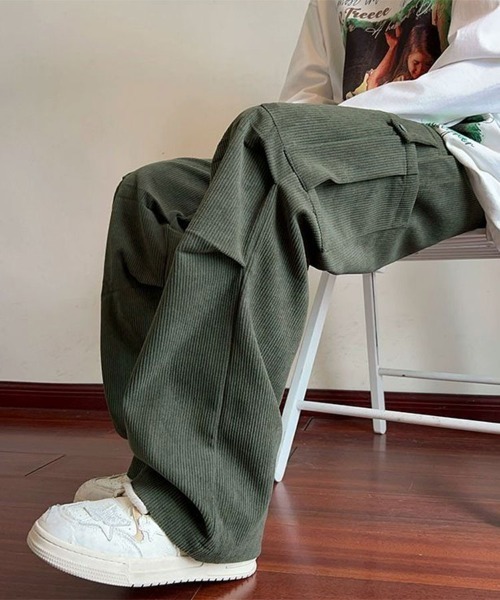 SallyLunn(サリーラン)の「コーデュロイストレートパンツ(その他パンツ・メンズ・グレー/カーキ/ブラック・L/M)」の10枚目の写真