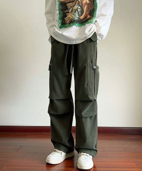 SallyLunn(サリーラン)の「コーデュロイストレートパンツ(その他パンツ・メンズ・グレー/カーキ/ブラック・L/M)」の13枚目の写真