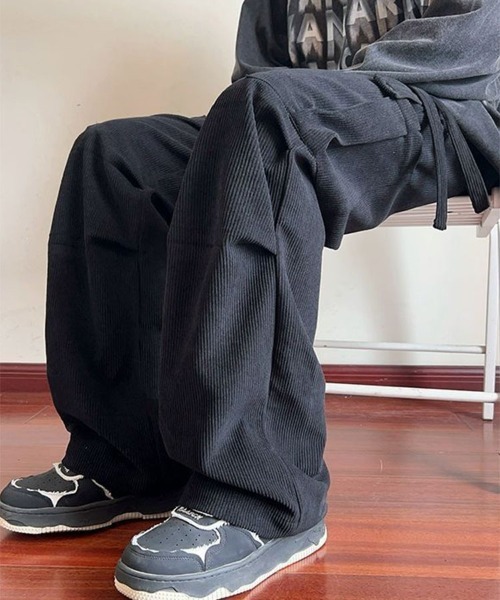 SallyLunn(サリーラン)の「コーデュロイストレートパンツ(その他パンツ・メンズ・グレー/カーキ/ブラック・L/M)」の15枚目の写真