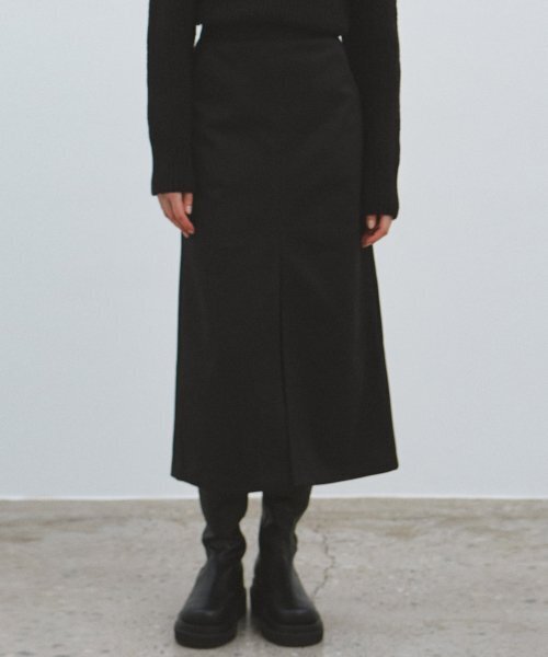 NICK&NICOLE（ニックアンドニコール）の「SLIT H LONG SKIRT_BLACK（スカート・レディース・その他・MEDIUM/SMALL）」の2枚目の写真