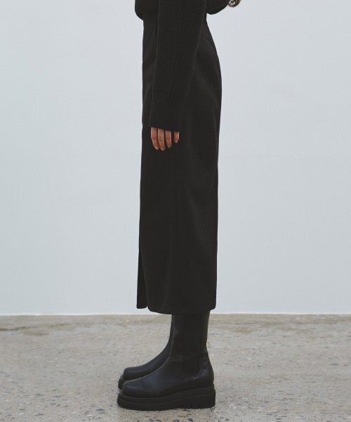 NICK&NICOLE（ニックアンドニコール）の「SLIT H LONG SKIRT_BLACK（スカート・レディース・その他・MEDIUM/SMALL）」の3枚目の写真
