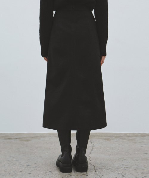 NICK&NICOLE（ニックアンドニコール）の「SLIT H LONG SKIRT_BLACK（スカート・レディース・その他・MEDIUM/SMALL）」の4枚目の写真