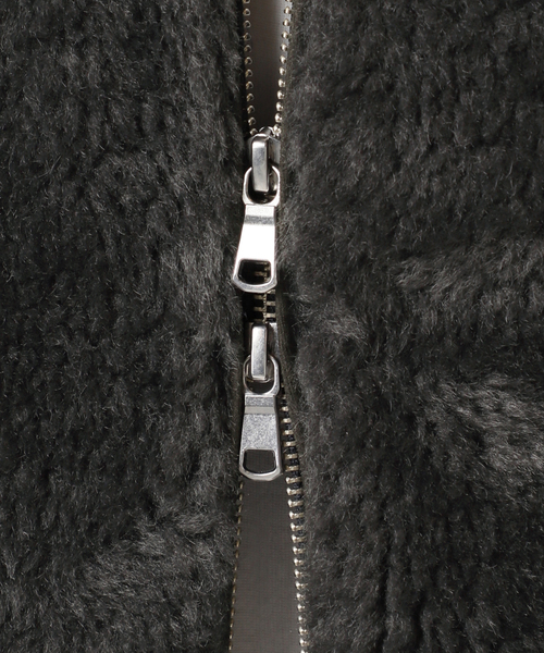 JOURNAL STANDARD relume（ジャーナルスタンダード　レリューム）の「ファーショートブルゾン（その他アウター・レディース・ブラウン系その他/チャコールグレー・FREE）」の21枚目の写真