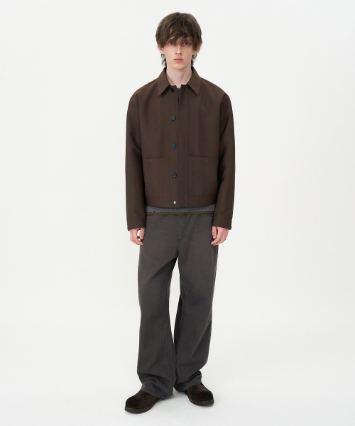 INSILENCE（インサイロンス）の「コットンポケットジャケット ブラウン（ブルゾン・レディース・その他・SMALL/MEDIUM/LARGE）」の2枚目の写真