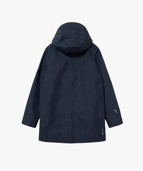 AIGLE(エーグル)の「GORE-TEX ゴアテックス 防水 防風 透湿 ミドル丈ジャケット(マウンテンパーカー・レディース・カーキ/ダークネイビー・40/38/36)」の16枚目の写真