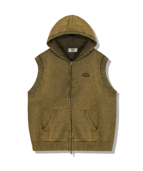 GUBIN（グビン）の「ウォッシングニットベストジップアップ（ベスト・レディース・その他・MEDIUM/LARGE/SMALL）」の2枚目の写真