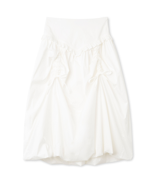 MILLO WOMEN（ミロウーマン）の「バルーンシャーリングマキシスカート[ホワイト]（スカート・レディース・その他・SMALL/MEDIUM）」の2枚目の写真