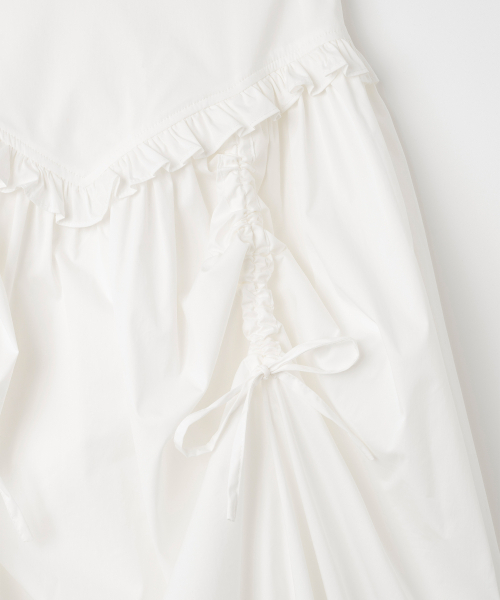MILLO WOMEN（ミロウーマン）の「バルーンシャーリングマキシスカート[ホワイト]（スカート・レディース・その他・SMALL/MEDIUM）」の5枚目の写真