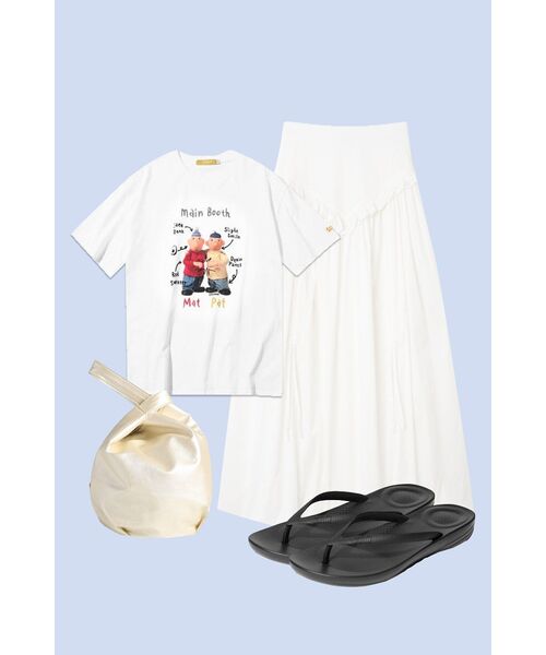 MILLO WOMEN（ミロウーマン）の「バルーンシャーリングマキシスカート[ホワイト]（スカート・レディース・その他・SMALL/MEDIUM）」の17枚目の写真