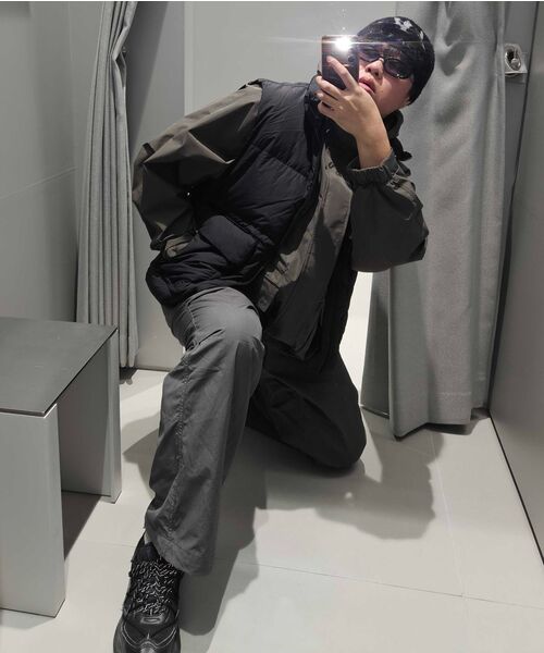 MUSINSA STANDARD（ムシンサスタンダード）の「[シティレジャー] CN ワイドベルトパラシュートパンツ [グレー]（その他パンツ・メンズ・その他・26/40/42/27/29/31/33/28/30/32/34/36/38）」の14枚目の写真