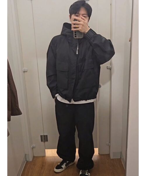 MUSINSA STANDARD（ムシンサスタンダード）の「[シティレジャー] CN ワイドベルトパラシュートパンツ [グレー]（その他パンツ・メンズ・その他・26/40/42/27/29/31/33/28/30/32/34/36/38）」の21枚目の写真