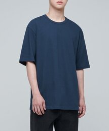 リラックスフィットクルーネックTシャツ[ターコイズ]