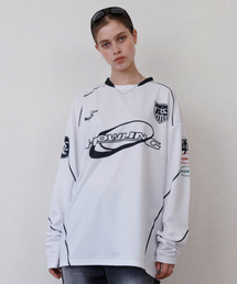 Retriever Club（レトリーバークラブ）の「HOWLING JERSEY [WHITE]（Tシャツ/カットソー・メンズ）」