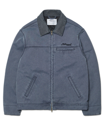 WASHED WORK JACKET - WASHED NAVY