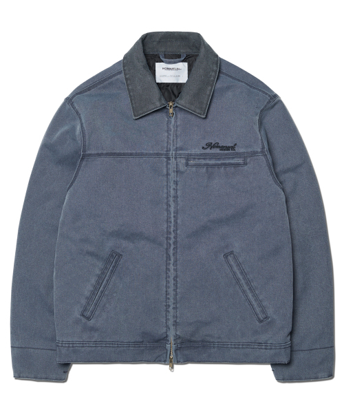 WASHED WORK JACKET - WASHED NAVY
