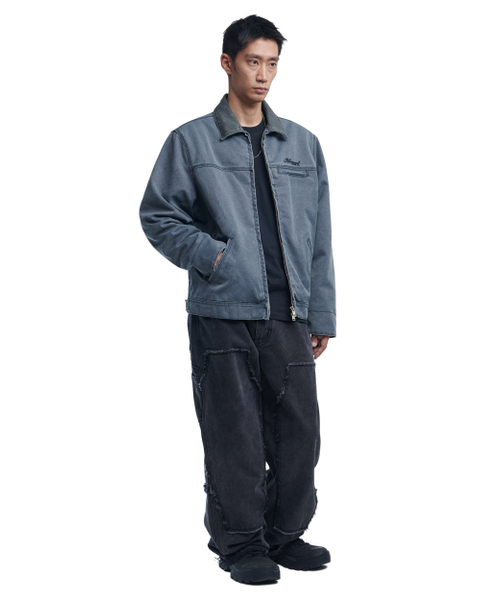 NOMANUAL(NOMANUAL)の「WASHED WORK JACKET - WASHED NAVY(ミリタリージャケット・レディース・その他・MEDIUM/LARGE/X-LARGE)」の3枚目の写真