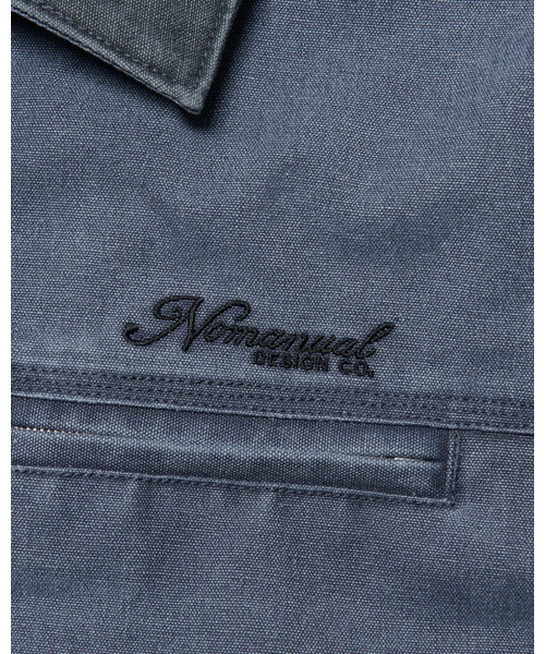 NOMANUAL(NOMANUAL)の「WASHED WORK JACKET - WASHED NAVY(ミリタリージャケット・レディース・その他・MEDIUM/LARGE/X-LARGE)」の5枚目の写真