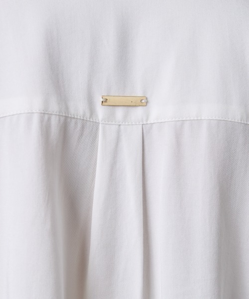 CHIC STYLE（シックスタイル）の「タイ付ブラウス＜大きいサイズ有＞シックスタイル（シャツ/ブラウス・レディース・オフホワイト/ブラック・M/L/LL/3L/4L/5L）」の13枚目の写真