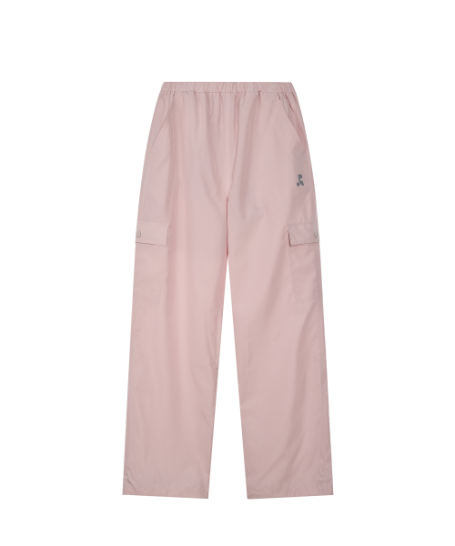 WIDE CARGO PANTS - PINK