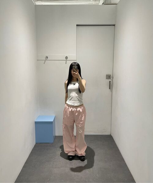 Rest&Recreation（レストアンドレクリエーション）の「WIDE CARGO PANTS - PINK（その他パンツ・レディース・その他・SMALL/LARGE）」の6枚目の写真