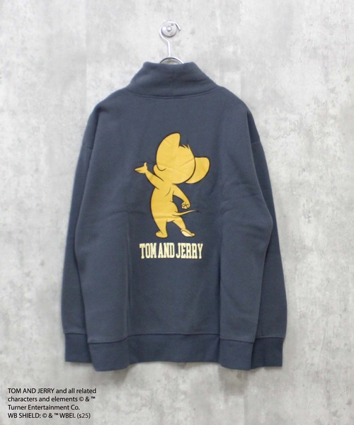 Tom&Jerry(トムアンドジェリー)の「TOM&JERRY トム&ジェリー 裏起毛 ハイネック トレーナー(スウェット・メンズ・キャメル/ネイビー/チャコール/オートミール/ヘザーチャコール/ダークグリーン/杢グレー/グレイッシュベージュ・XL/L/M)」の16枚目の写真