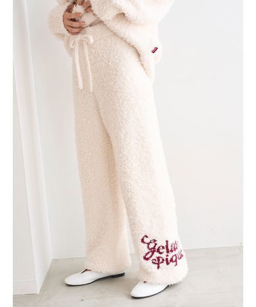 gelato pique（ジェラートピケ）の「【ONLINE限定】【HOLIDAY】ジェラートスノーベアジャガードプルオーバー＆ロングパンツ（ルームウェア/パジャマ・レディース・アイボリー/ネイビー/レッド・F）」の7枚目の写真