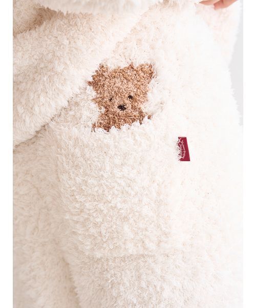 gelato pique（ジェラートピケ）の「【ONLINE限定】【HOLIDAY】ジェラートスノーベアジャガードプルオーバー＆ロングパンツ（ルームウェア/パジャマ・レディース・アイボリー/ネイビー/レッド・F）」の9枚目の写真