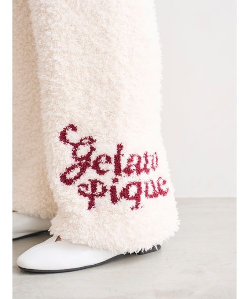 gelato pique（ジェラートピケ）の「【ONLINE限定】【HOLIDAY】ジェラートスノーベアジャガードプルオーバー＆ロングパンツ（ルームウェア/パジャマ・レディース・アイボリー/ネイビー/レッド・F）」の10枚目の写真