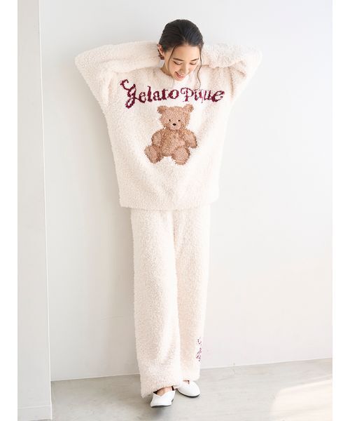 ONLINE限定】【HOLIDAY】ジェラートスノーベアジャガードプルオーバー