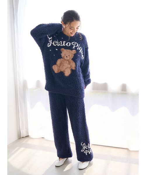 ONLINE限定】【HOLIDAY】ジェラートスノーベアジャガードプルオーバー