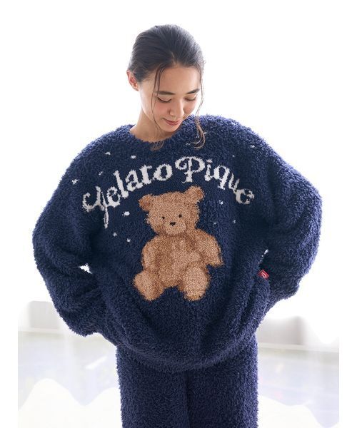 ONLINE限定】【HOLIDAY】ジェラートスノーベアジャガードプルオーバー